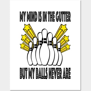 Bowling T-shirt Posters and Art